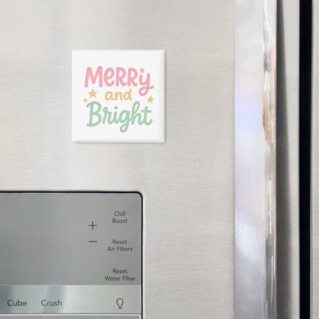 Cute Colorbering Modern jul Magnet (In Situ (Fridge))