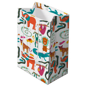 Cute Colorful Abstrakt Animals Kids Mönster