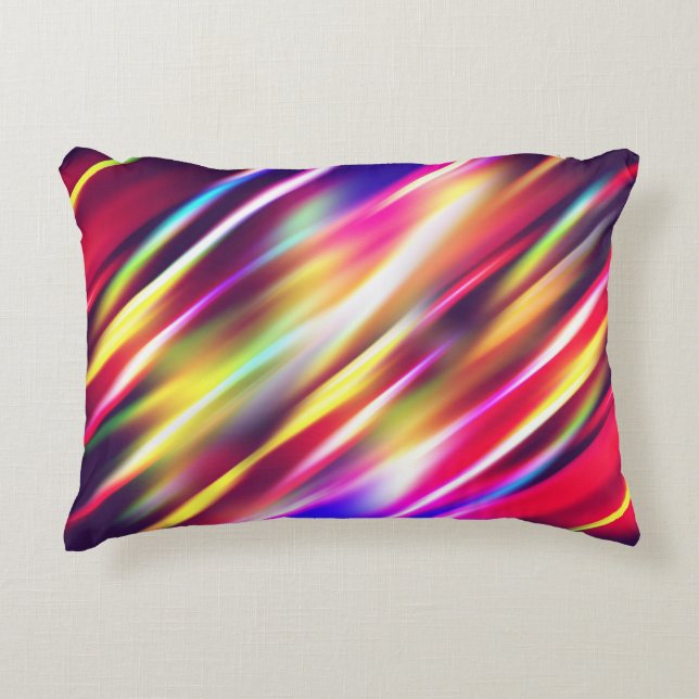 Cute Colorful abstrakt linjer dekorativ kudde iPho (Framsidan)
