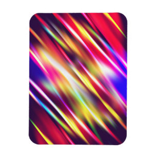Cute Colorful abstrakt linjer dekorativ kudde iPho Magnet