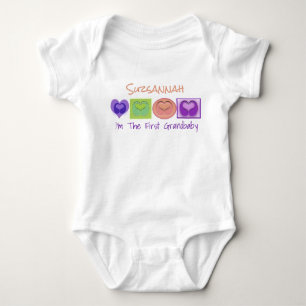 Cute Colorful Anpassningsbar Multi Heart Blocks T Shirt