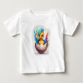 Cute Colorful Baby Phoenix Hatching T Shirt