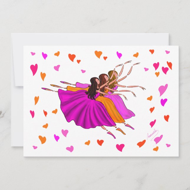 Cute Colorful Ballerinas Dancing and Jumping (Framsida)