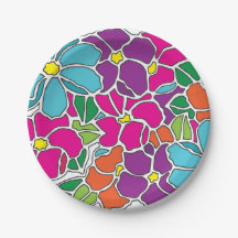 Cute Colorful Blommönster