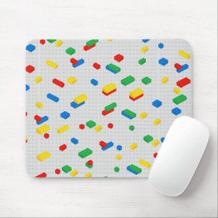 Cute Colorful Bricks Bygger block Kids Mönster Musmatta