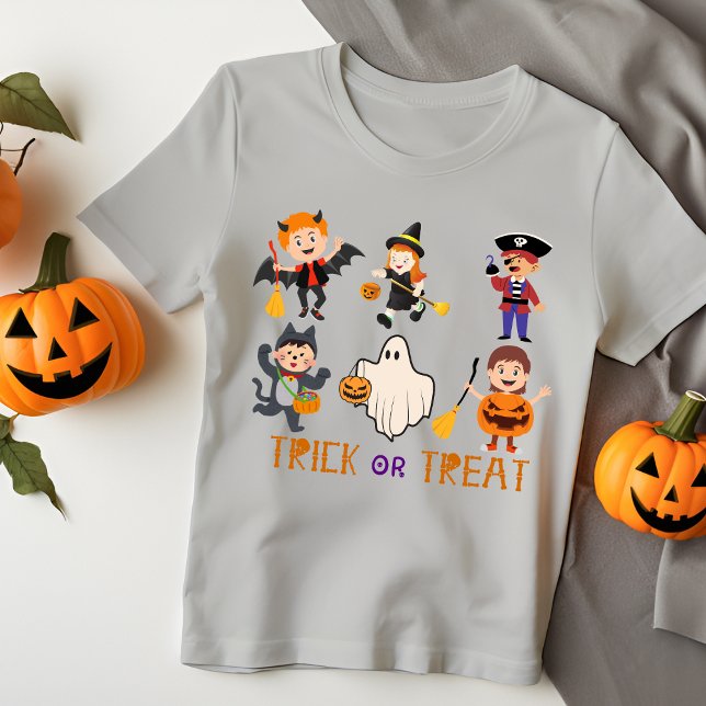 Cute Colorful bus eller godis halloween-barn T Shirt (Skapare uppladdad)