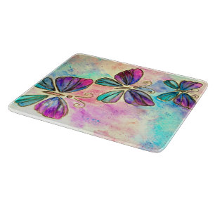 Cute Colorful Butterflies - Watercolor Art