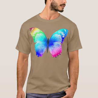 Cute Colorful Butterfly T Shirt