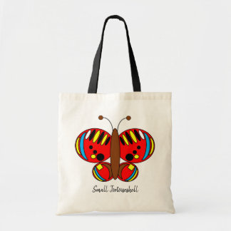 Cute Colorful Butterfly Tote Bag - Tortoiseshell Tygkasse