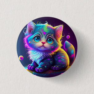 Cute Colorful Cat Digital Artwork-79827 Knapp