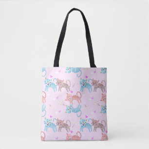 Cute Colorful Cats Tygkasse