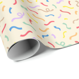 Cute Colorful Confetti Mönster Presentpapper