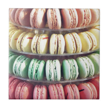 Cute Colorful Dessert Fransk Macaron