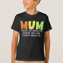 Cute Colorful Dinosaur Brev Morsa Typography T Shirt
