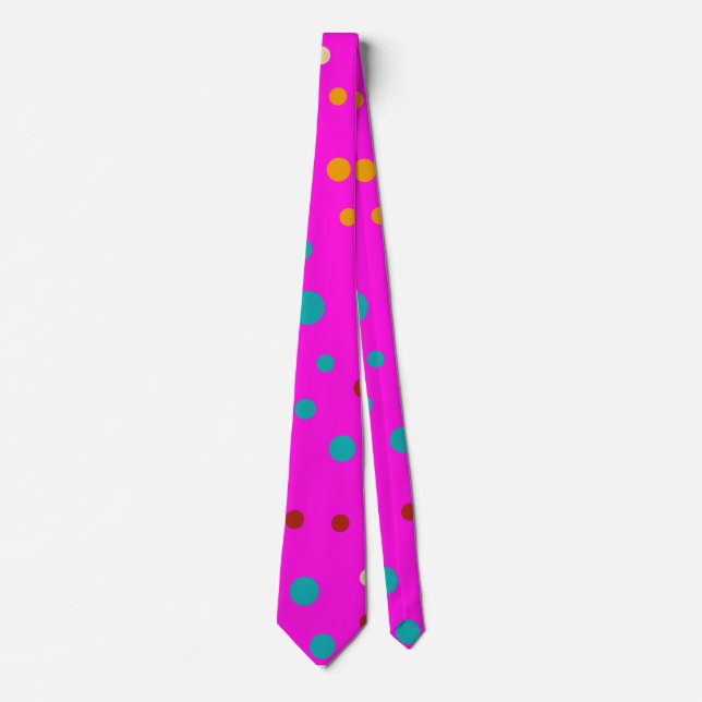 Cute Colorful Dots Rosa Slips (Framsida)