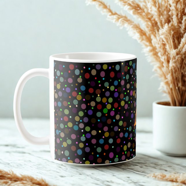 Cute Colorful dotters Kaffemugg (Skapare uppladdad)