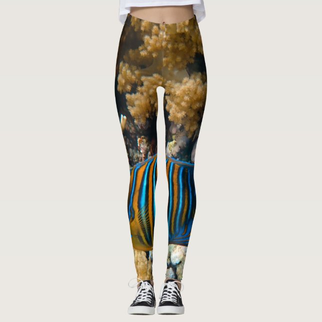 Cute Colorful Fish Leggings (Framsida)