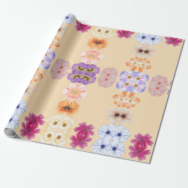 Cute Colorful Flower Presentpapper