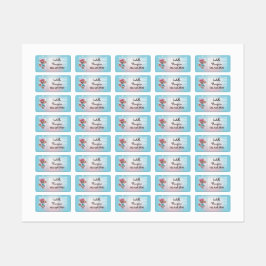 Cute Colorful Frenchie Pawsitive School Spirit Klistermärke