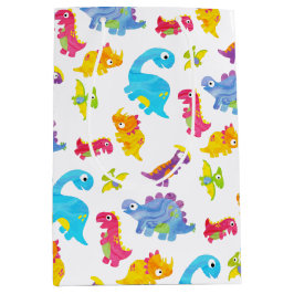 Cute Colorful Funny Unisex White Baby Dinosaur