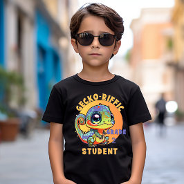 Cute Colorful Gecko School Year Namn Gecko riffic T Shirt