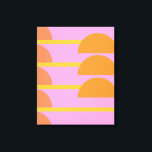 Cute Colorful Geometric Scandinavian Art Rosa Canvastryck<br><div class="desc">Cute Color Geometric Scandinavian Art in Rosa,  Orange and Gult Kanvastryck</div>