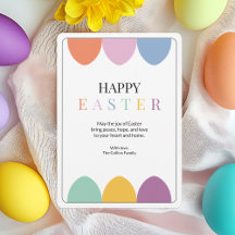 Cute Colorful Glad påsk Eggs Modern Kids Simple