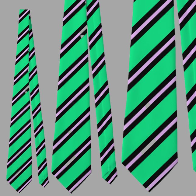 Cute Colorful Grönt Rand Mönster Slips (Skapare uppladdad)