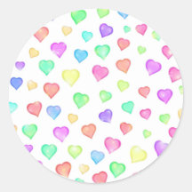 Cute Colorful Heart Mönster