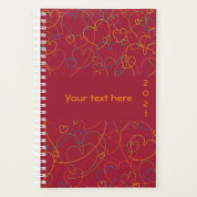 Cute Colorful Hearts Mönster - Hearts Net Ardent