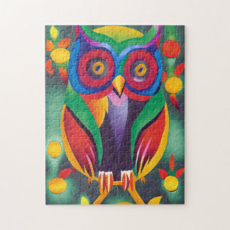 Cute Colorful HoloGraph Uggla Pussel