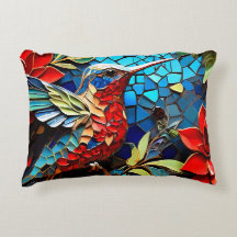 Cute Colorful Hummingbird Mosaics