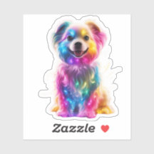 Cute Colorful Hund