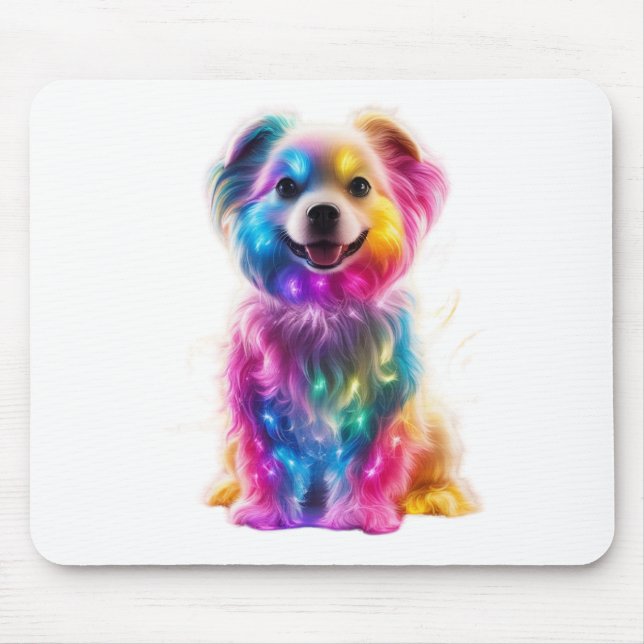 Cute Colorful Hund Musmatta (Framsidan)