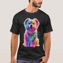 Cute Colorful Hund