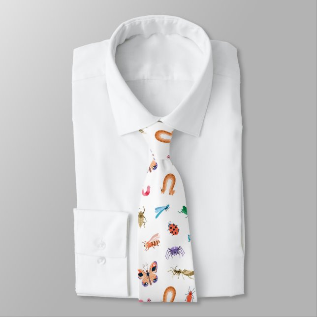 Cute Colorful Insekt Mönster Slips (Bunden)