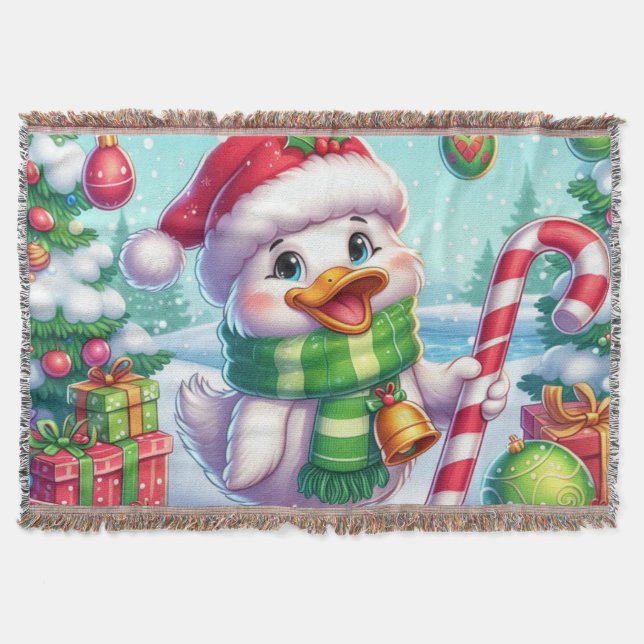 Cute Colorful jul anka Filt (Framsidan)