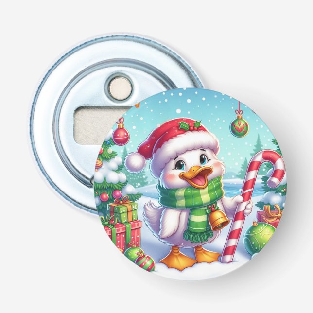 Cute Colorful jul anka Flasköppnare (Framsidan)