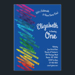 Cute Colorful Kritor Kids 1st Birthday Party Inbjudningar<br><div class="desc">Det här hemska modet, färglöst sött kritor födelsedagsfest inbjudan är perfekt för en barnkonst eller konstnärligt tema 1:a födelsedag firande! Anpassa texten för att göra den till en egen. Det moderna synsättet och känslan är perfekten för att fira din lilla som kärlek skapar konst och färgning med kritor på sin...</div>