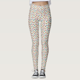 Cute Colorful Ladybugs Mönster Leggings