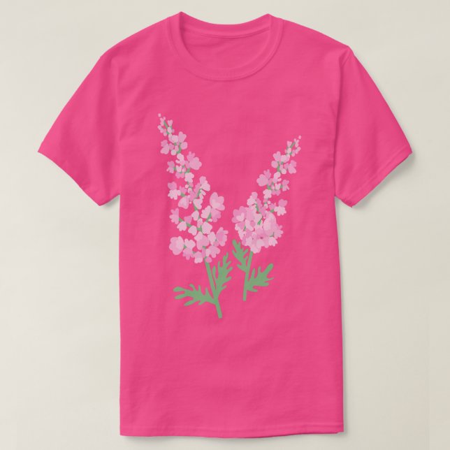 Cute Colorful Lavender T Shirt (Design framsida)