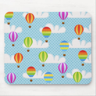 Cute Colorful Luftballongs Mönster Musmatta
