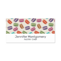 Cute Colorful Macarons Mönster med Polka dots