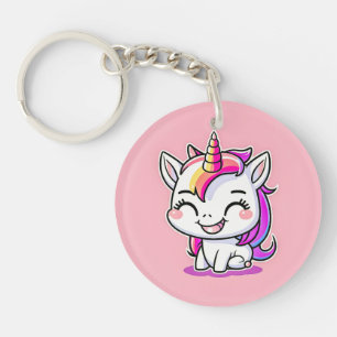 Cute Colorful Magic Lycklig Unicorn Artwork