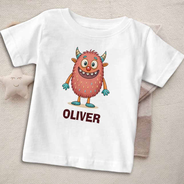 Cute Colorful Monster-Personlig T Shirt (Skapare uppladdad)