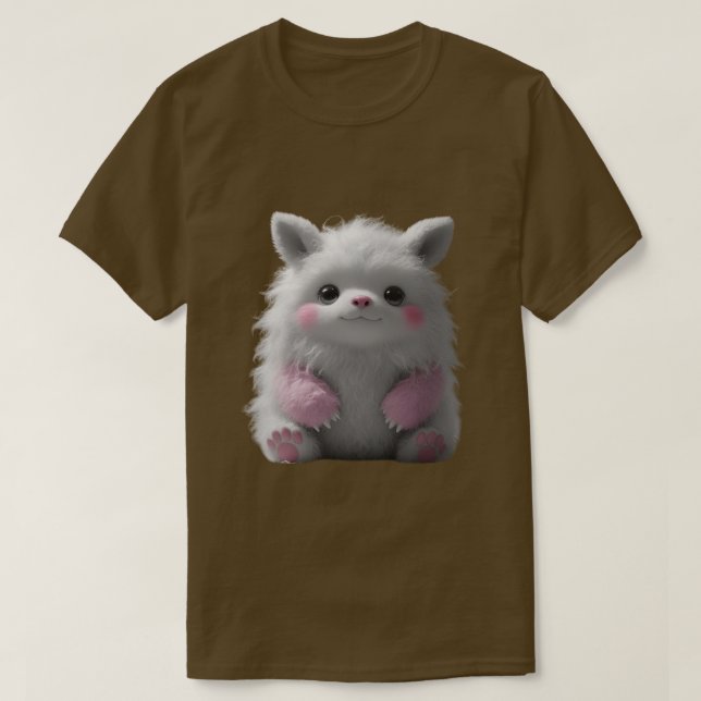 Cute Colorful Monster t shirt (Design framsida)