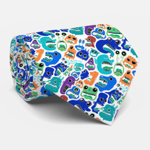 Cute colorful monsters ansikte mönster Fodral-Mate Slips