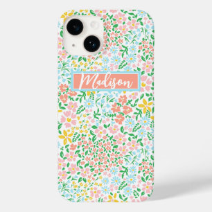Cute Colorful Pastel Garden Flower Mönster