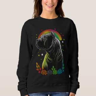 Cute Colorful Rainbow Cane Corso T Shirt