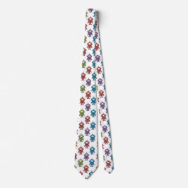 Cute Colorful Robot Pattern Slips